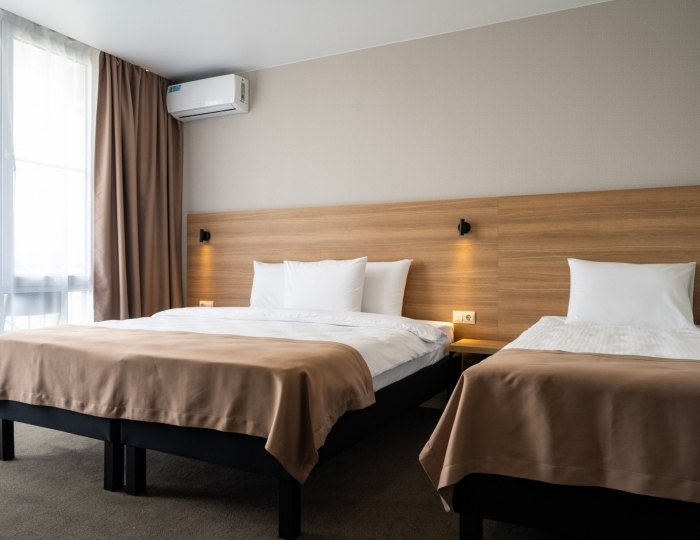 Улучшенный 3-местный 1-комнатный - Гостиница «Сария» Цандрипш